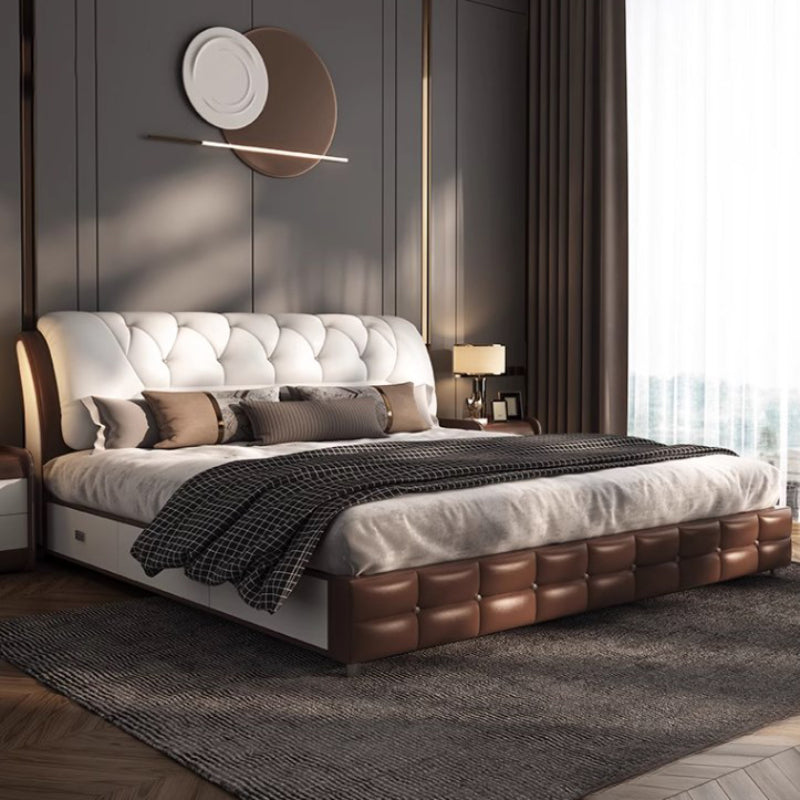 Tufted Luxury  Modern Bed Frame