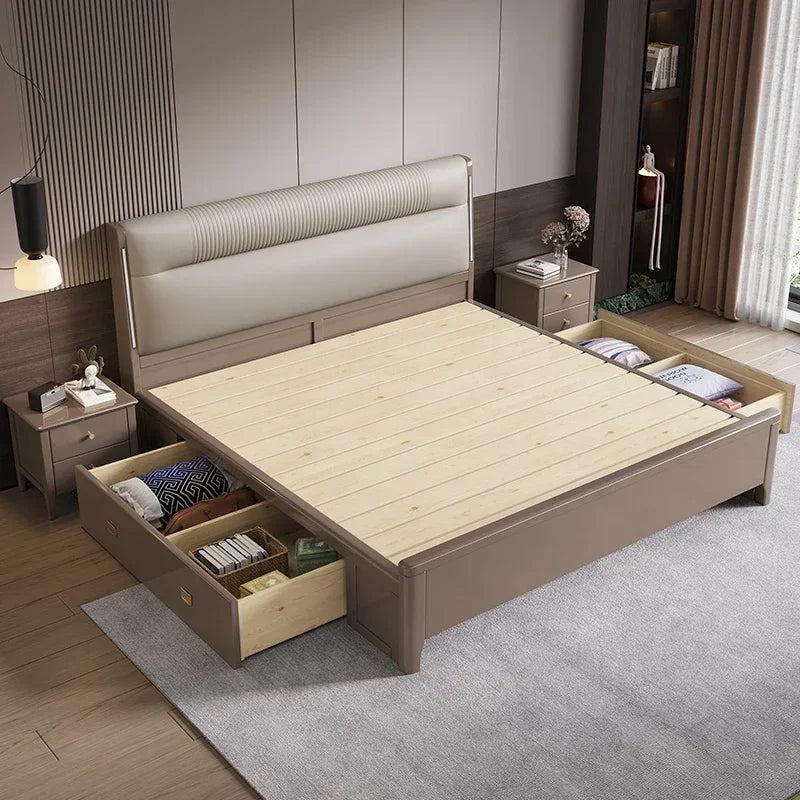 European Elegant Style Bed Frame