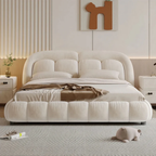 Cloud-Inspired Design Hydraulic Storage Bed.