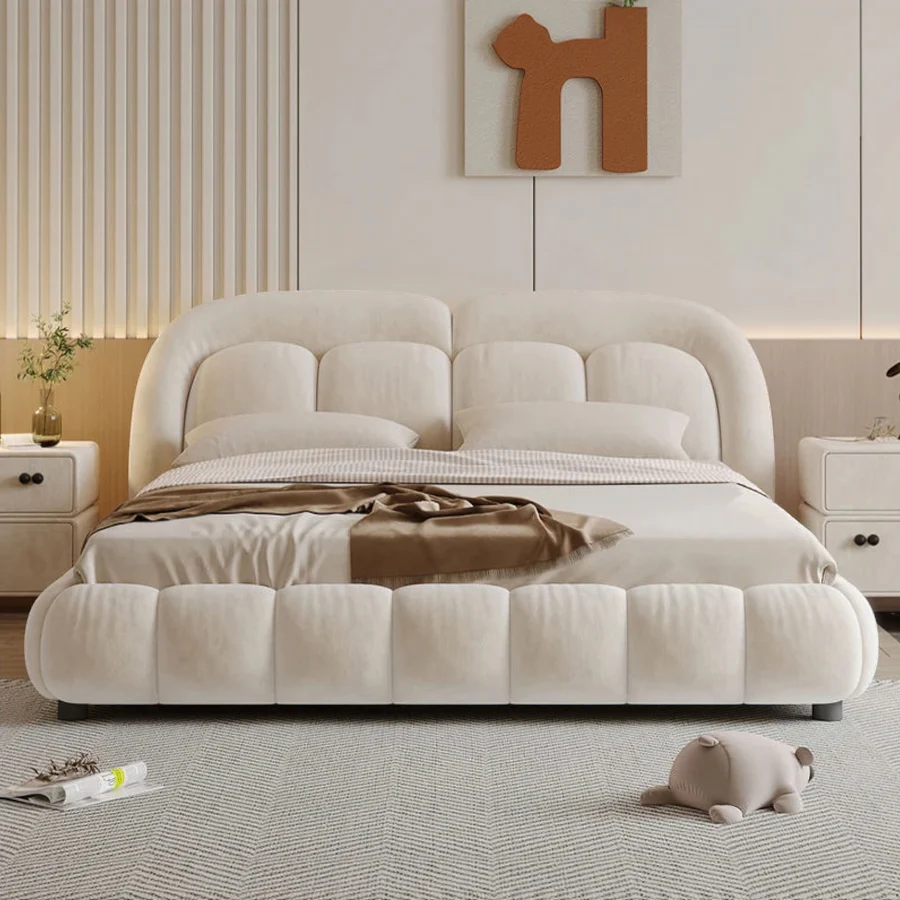Cloud-Inspired Design Hydraulic Storage Bed.