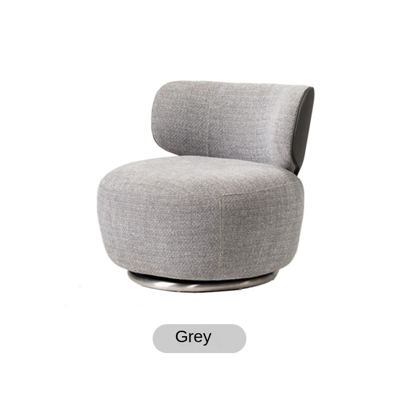 Advanced Single Swivel Chair Lazy Leisure Chair New Sofa Living Room Balcony Bedroom Single Seat Personality Fabric Chair