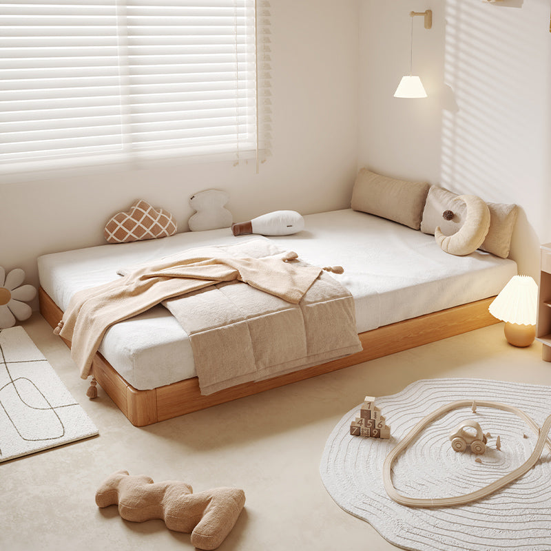 Minimalist Korean Style Wood Double Bed Frame