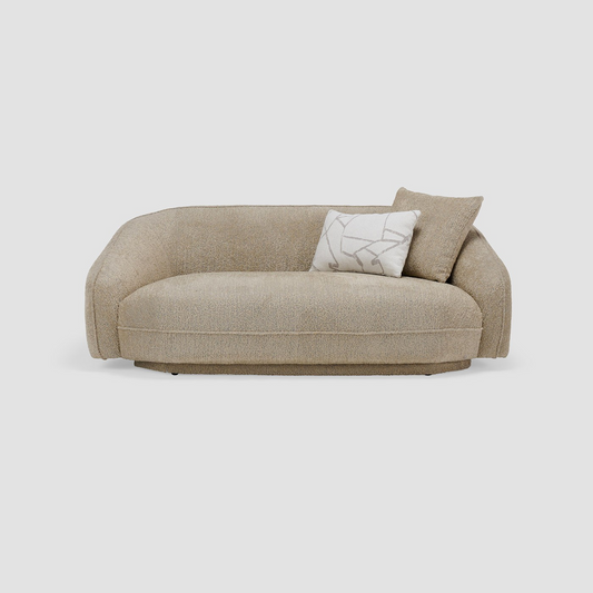 Fully Upholstered 2-Seater Sofa, With Stainless Steel Leg