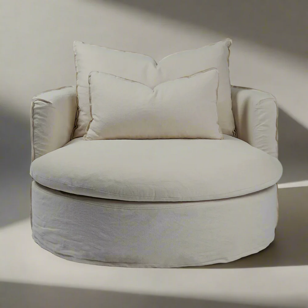 Luxury Crosby Style Couch with Arm Rest Without Cushions