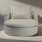 Luxury Crosby Style Couch with Arm Rest Without Cushions