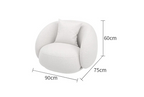Pillow Armrest Living Room Sofas Lazy Luxury Curved Sofas Lounge Modern Italian