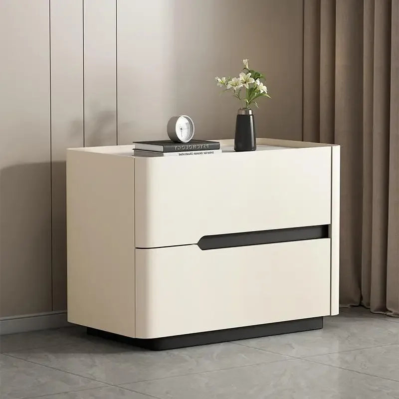 Nordic Modern Night Table Storage Aesthetic Luxury Minimalist Bedside Table