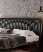 Nordic Style Upholstered Bed Frame with Headboard.