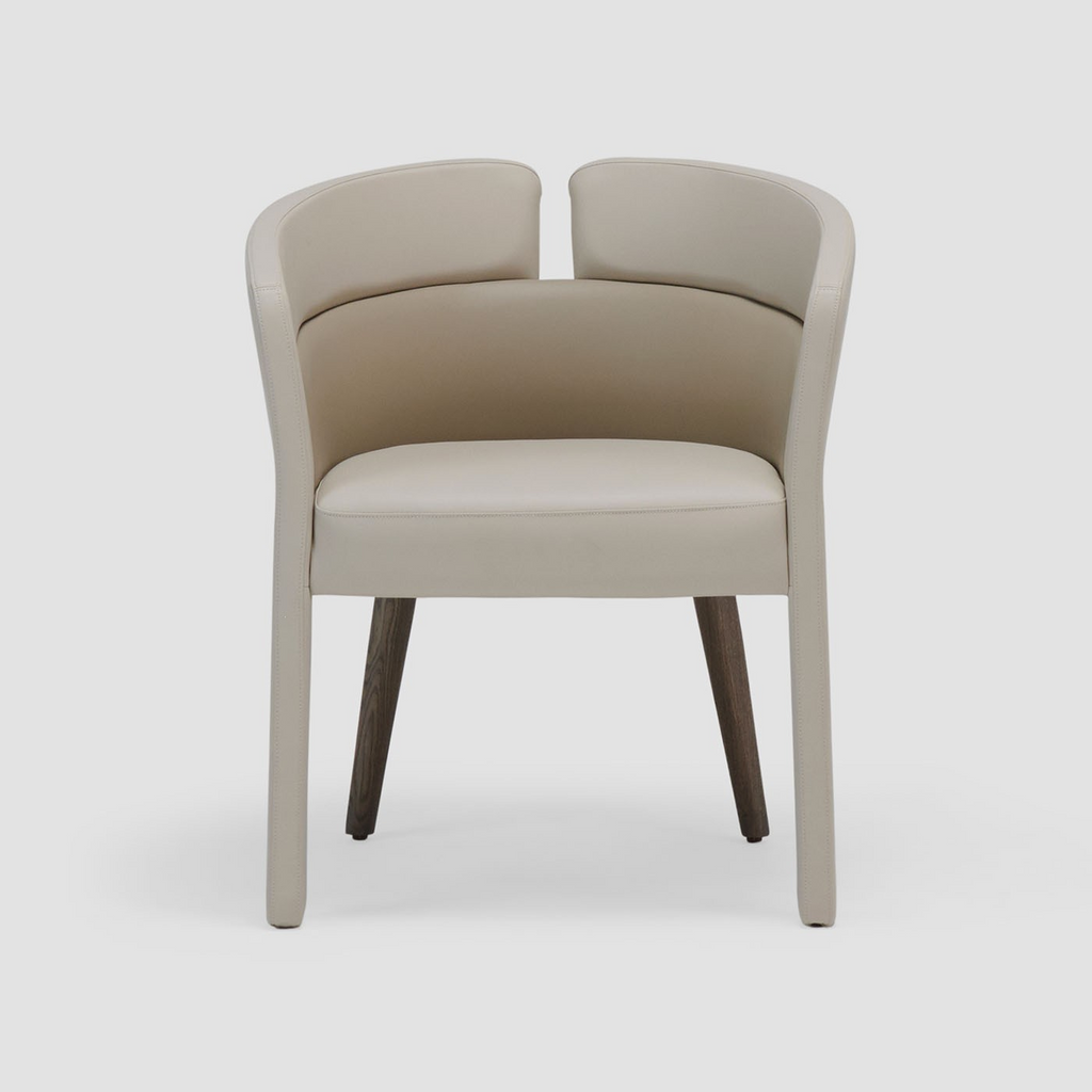 Fully Upholstered Dining Chair in Microfiber Material