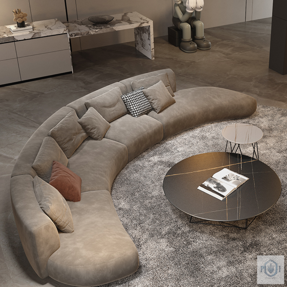 Philips Modern Nordic Luxury Italian Style Sofa