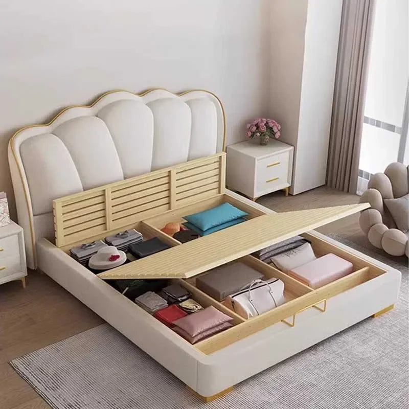 Aliana Luxury Bed Frame with Platfrom Headboard