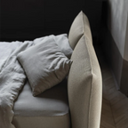 Modern Minimalist Upholstered Bed.