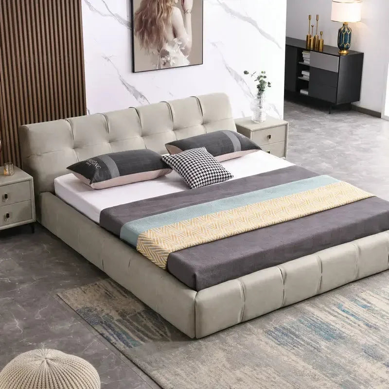 Italian Elegant Style Bed Frame.