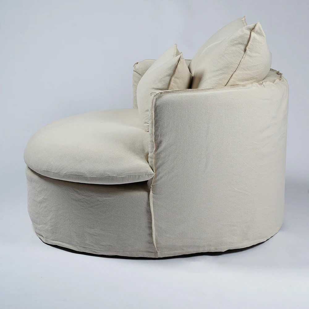 Luxury Crosby Style Couch with Arm Rest Without Cushions