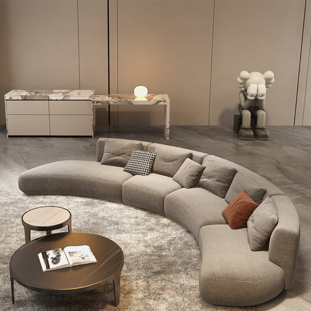 Nordic modern simple sofa Italian minimalist light luxury